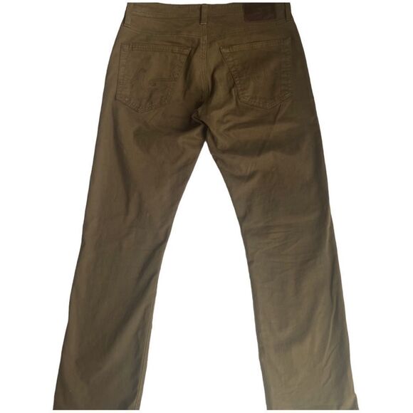 Adriano Goldschmied The Graduate Tailored Leg Men's Green Pants size 32 X 29 - Picture 2 of 11